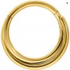 Wildcat Titanium Ring Crossed Clicker Gold Veľkosť: 1,2 x 12 mm Wildcat Titanium Ring Crossed Clicker Gold Veľkosť: 1,2 x 12 mm