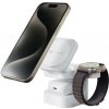 Hyper HyperJuice Qi2 3-in-1 Magnetic Charging Stand - White Hyper HyperJuice Qi2 3-in-1 Magnetic Charging Stand - White