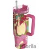Nerezový termohrnček so slamkou Stream Pink Flambe 950 ml - Quokka Nerezový termohrnček so slamkou Stream Pink Flambe 950 ml - Quokka