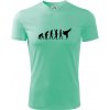 Karate Evolúcia - kop - Pánske tričko Fantasy športové - 2XL ( Mätová ) Karate Evolúcia - kop - Pánske tričko Fantasy športové - 2XL ( Mätová )