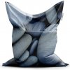 Sablio Sedací vak Čierne kamene - 150x100 cm Sablio Sedací vak Čierne kamene - 150x100 cm