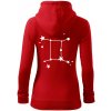 Súhvezdie - Gemini - Blíženci - Mikina dámska trendy zipper s kapucňou - 2XL ( Červená ) Súhvezdie - Gemini - Blíženci - Mikina dámska trendy zipper s kapucňou - 2XL ( Červená )
