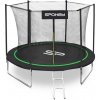 Spokey JUMPER Trampolína čierno-zelená, priemer 244 cm Spokey JUMPER Trampolína čierno-zelená, priemer 244 cm