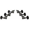 RAZZOR Guitar Tuners 3+3 Black