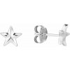 Strieborné náušnice hviezdičky 61044 Strieborné náušnice hviezdičky 61044