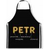 Impar zástěra Mužská jména Gold Petr Impar zástěra Mužská jména Gold Petr
