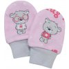 Esito Dojčenské rukavice Teddy bears Ružová