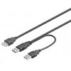 PremiumCord ku2y01 USB 2.0 napájecí Y A/M + A/M -- A/M mini 0.4m + 0.5m PremiumCord ku2y01 USB 2.0 napájecí Y A/M + A/M -- A/M mini 0.4m + 0.5m