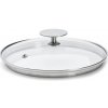 Poklice na hrnce de Buyer, 3428.18 ALCHIMY, průměr 18 cm, skleněná, hrana z nerezové oceli, hluboký lem Poklice na hrnce de Buyer, 3428.18 ALCHIMY, průměr 18 cm, skleněná, hrana z nerezové oceli, hluboký lem