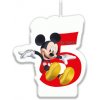 Procos Sviečka Disney Mickey č. 5