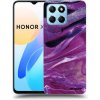 Picasee silikónové Honor X6 - Purple glitter čierne