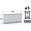 Plotový panel 3D Standard 45, 123×250 cm, antracitová šedá Plotový panel 3D Standard 45, 123×250 cm, antracitová šedá