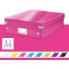 Leitz WOW Click & Store A4 28,1 x 10 x 37 cm, ružová Leitz WOW Click & Store A4 28,1 x 10 x 37 cm, ružová