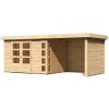 Drevený záhradný domček KERKO 5 s prístavkom 240 Lanitplast Drevený záhradný domček KERKO 5 s prístavkom 240 Lanitplast