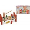 Eichhorn zatĺkačka Hammering Bench s kladivom a 8 farebných valcov 10 dielov Eichhorn zatĺkačka Hammering Bench s kladivom a 8 farebných valcov 10 dielov