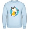AWDis Mikina - Motív - Pivo so smrtkou - Nebeská modrá - S - Pánske AWDis Mikina - Motív - Pivo so smrtkou - Nebeská modrá - S - Pánske