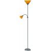 Svietidlo RABALUX 4026 stoj. lampa Action strieborná/oranžová Svietidlo RABALUX 4026 stoj. lampa Action strieborná/oranžová