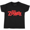 Tričko metal ROCK OFF Rob Zombie Logo Boys Čierna Tričko metal ROCK OFF Rob Zombie Logo Boys Čierna