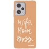 Picasee silikonový průhledný obal pro Xiaomi Redmi Note 12 Pro+ 5G - Boss Mama Picasee silikonový průhledný obal pro Xiaomi Redmi Note 12 Pro+ 5G - Boss Mama