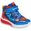 Geox Členkové tenisky J CIBERDRON BOY SUPERMAN Modrá Geox Členkové tenisky J CIBERDRON BOY SUPERMAN Modrá