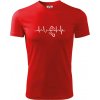 Ekg rybárčenie - Pánske tričko Fantasy športové - 2XL ( Červená ) Ekg rybárčenie - Pánske tričko Fantasy športové - 2XL ( Červená )