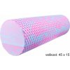 Yoga válec Sportago Seymour, modro-růžový - 45x15 cm Yoga válec Sportago Seymour, modro-růžový - 45x15 cm
