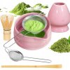 Darčeková sada na matcha čaj: miska, metlička, podložka, lyžička Darčeková sada na matcha čaj: miska, metlička, podložka, lyžička