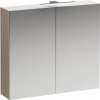 Zrkadlová skrinka s osvetlením Laufen BASE 80x18,5x70 cm hnedá H4028021102621 Zrkadlová skrinka s osvetlením Laufen BASE 80x18,5x70 cm hnedá H4028021102621