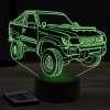 Beling 3D lampa,nissan offroad pickup , 7 farebná Y117 Beling 3D lampa,nissan offroad pickup , 7 farebná Y117