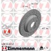 Brzdový kotúč ZIMMERMANN 400.5532.52 Brzdový kotúč ZIMMERMANN 400.5532.52