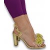 Dámske spoločenské sandále KLAUDI zlaté Dámske spoločenské sandále KLAUDI zlaté