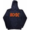 AC/DC mikina Logo Modrá S AC/DC mikina Logo Modrá S