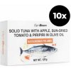 Tuniak v olivovom oleji s jablkom, sušenými paradajkami a piripiri (čili papričkami) - GymBeam 10 x 120 g Tuniak v olivovom oleji s jablkom, sušenými paradajkami a piripiri (čili papričkami) - GymBeam 10 x 120 g