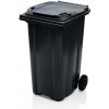 TBA Plastové obaly s.r.o. Plastová popolnica 240l, čierna TBA Plastové obaly s.r.o. Plastová popolnica 240l, čierna