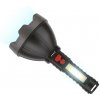 Ručná baterka LTC 1-LED 3W 400lm + COB 700lm, IP65, 800mAh batéria, USB nabíjanie, 4 režimy svietenia Ručná baterka LTC 1-LED 3W 400lm + COB 700lm, IP65, 800mAh batéria, USB nabíjanie, 4 režimy svietenia