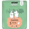 MOOMIN BABY 5 Eko plienky maxi 10–16 kg 40 kusov MOOMIN BABY 5 Eko plienky maxi 10–16 kg 40 kusov