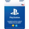 PlayStation Store predplatená karta 2000 Kč