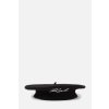 KLOBÚK KARL LAGERFELD K/SIGNATURE WOOL BERET BLACK KLOBÚK KARL LAGERFELD K/SIGNATURE WOOL BERET BLACK