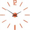 Veľké nástenné hodiny - ModernClock Carlo Oranžové Veľké nástenné hodiny - ModernClock Carlo Oranžové