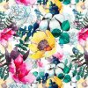 Bavlnený úplet 220g - Kvet jersey digitálna tlač Bavlnený úplet 220g - Kvet jersey digitálna tlač