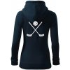 Florbalové hokejky - Mikina dámska trendy zipper s kapucňou - XS ( Tmavomodrá (veľmi tmavá - skoro čierna) ) Florbalové hokejky - Mikina dámska trendy zipper s kapucňou - XS ( Tmavomodrá (veľmi tmavá - skoro čierna) )