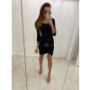 Dámske krátke čierne šaty TMC Dámske krátke čierne šaty TMC