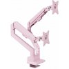 AROZZI ALZARE NEO DUO Pink/ stolní držák pro 2 monitory/ plynový píst/ kovový/ růžový AZ-ALZARE-NEO-DUO-PNK AROZZI ALZARE NEO DUO Pink/ stolní držák pro 2 monitory/ plynový píst/ kovový/ růžový AZ-ALZARE-NEO-DUO-PNK