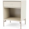 Nočný stolík Dream na béžových nohách svetlobéžový Nočný stolík Dream na béžových nohách svetlobéžový