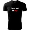 Trust me I´m Mgr. / Ver mi som Magister. - Pánske tričko Fantasy športové - L ( Čierna ) Trust me I´m Mgr. / Ver mi som Magister. - Pánske tričko Fantasy športové - L ( Čierna )