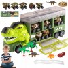 VEĽKÉ NÁKLADNÉ AUTO DINOSAUR T-REX PRE TRANSPORT DINOSAUROV SO SVETLOM VEĽKÉ NÁKLADNÉ AUTO DINOSAUR T-REX PRE TRANSPORT DINOSAUROV SO SVETLOM