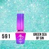 MOLLY Gél lak MOLLY LAC MERMAID WHISPERS BLUE AMBER 5ml č.592 MOLLY Gél lak MOLLY LAC MERMAID WHISPERS BLUE AMBER 5ml č.592
