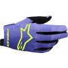 Rukavice Alpinestars Radar fialovo-žlté M Rukavice Alpinestars Radar fialovo-žlté M