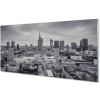Sklenený obraz Varšava mrakodrapy panorámu 100x50 cm Sklenený obraz Varšava mrakodrapy panorámu 100x50 cm