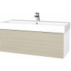 Dreja Kúpeľňová skrinka VARIANTE SZZ 100 umývadlo Glance - N01 Biela lesk / D04 Dub